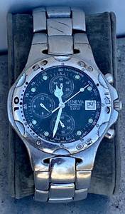 lot 102 image: Geneva Watch Chrono Steel
