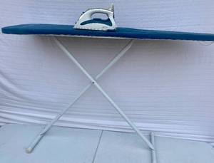 lot 119 image: Sunbeam Iron and Ironing board