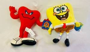 lot 181 image: Looney Tunes Plush Gossamer 1997 Sponge Bob SquarePants 2002