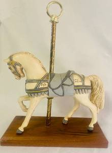 lot 185 image: Vintage P.J.s Carousel Horse M.G. Phelps