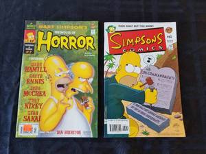 lot 23 image: Simpsons Comics & Bart Simpsons Treehouse of Horror