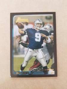 lot 4 image: Tony Romo - Dallas Cowboys - rookie card by Bowman