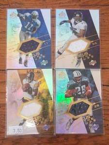 lot 31 image: Selection of Upper Deck - Focus on the Future jersey cards - Total of 4