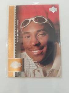 lot 35 image: 1996 Upper Deck - Kobe Bryant rookie card