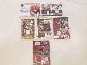 lot 43 image: Selection of specialty football cards - Total of 6