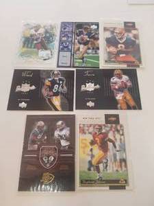 lot 44 image: Selection of specialty football cards - Total of 7