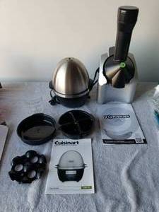 lot 158 image: Cuisinart Egg Cooker & Yonanas frozen fruit dessert maker