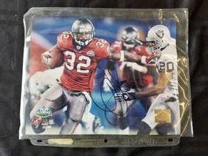 lot 111 image: Michael Pittman - Tampa Bay Buccaneers- Autographed picture- with COA