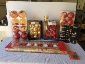lot 137 image: Christmas ornaments and more