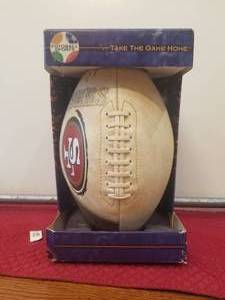 lot 163 image: San Francisco collector full size football