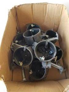 lot 318 image: Electrical boxes for light fixtures