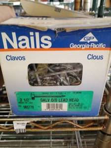 lot 325 image: 3 boxes of 2 12 galv. DS nails