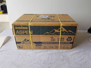 lot 304 image: Box of Boise printer paper 4000 sheets