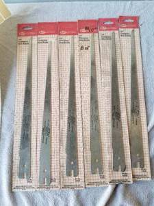lot 185 image: Selection of 6 - 14 compass saw blades