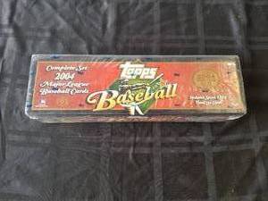lot 215 image: 2004 Topps baseball card set - unopened