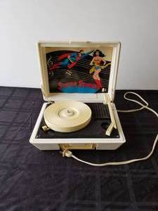 lot 240 image: DC Comics Super Sounds record player - may need repair