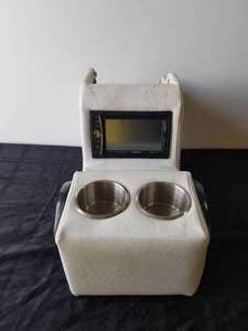 lot 253 image: Custom made center console with 8.2 inch Blaupunkt system