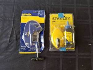 lot 257 image: Irwin pipe cutter & Stanley chalk line