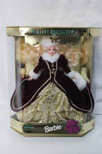 lot 59 image: Happy Holidays Barbie - (Still in Box)