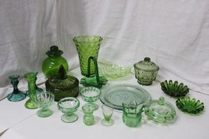 lot 97 image: Green Glass Lot