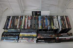 lot 132 image: DVDs, see pictures for Titles (Includes Lord of the Rings)
