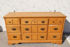 lot 155 image: Vintage Owosso Dresser, some repairs have been made