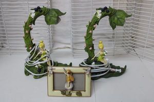 lot 161 image: Tinkerbell Table Lamps and Fairy Photo Frame