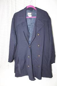 lot 196 image: DKNY Blue Wool Jacket Size L