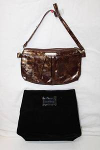 lot 218 image: timi & leslie Purse still with tag, and Giorgio Armani Felt Clutch
