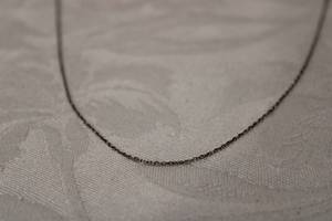 lot 419 image: Sterling Silver 16L necklace. Marked 925