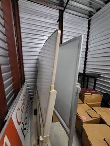 lot 358 image: Rolling White Board 6 Ft. X 4 Ft. - 2 Total (Sunday Pickup only 2-5p preview by appointment only.)