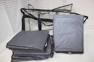 lot 247 image: Lifewit Clothes Storage Bags - 7 Total, plus Clear Bag