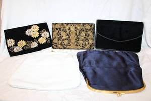 lot 508 image: Purses - Hand Beaded Coblentz, St. Thomas, Bechamel, Hand Beaded made in India, and Japan Art Industries Brands