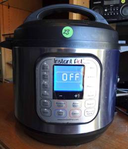 lot 23 image: Instant Pot Nova Plus Multi-Use Pressure Cooker 6 Quart - POWER TESTED GOOD