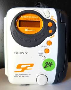 lot 24 image: RARE Sony S2 Sports Walkman Stereo Cassette Player - CHECK COMPS $$$