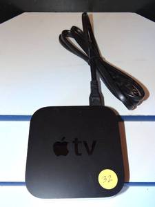 lot 32 image: APPLE TV STREAMING DEVICE WPOWER CORD - MODEL A1469
