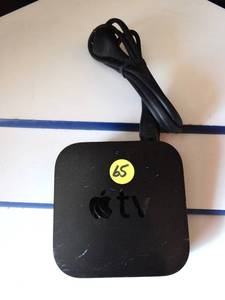 lot 65 image: APPLE TV STREAMING DEVICE WPOWER CORD - MODEL A1469