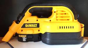 lot 69 image: DEWALT 18V MAX Cordless Vacuum Kit, WetDry, Portable, 12-Gallon w18 Volt Battery (NO CHARGER)