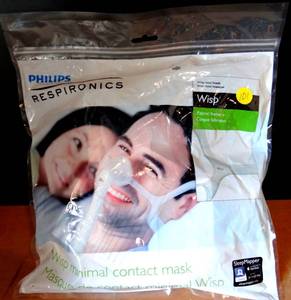 lot 101 image: WISP CPAP NASAL MASK - NEW IN PACKAGE