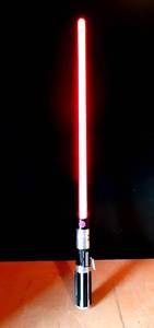 lot 125 image: STAR WARS RED LIGHT SABER - GOOD WORKING CONDITION