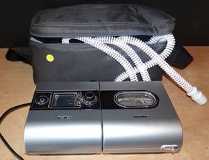 lot 130 image: BIG $$$ ITEM - ResMed S9 AutoSet CPAP Machine - TESTEDWORKS WBAG
