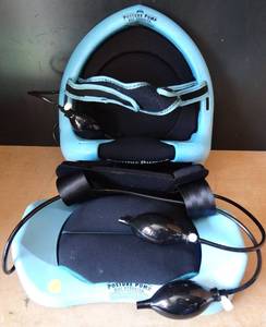 lot 153 image: POSTURE PUMP Deluxe Full Spine Model 4100-S Single Air Cell $$$