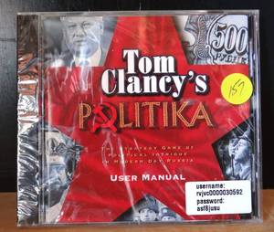 lot 157 image: NEW SEALED TOM CLANCYS POLITIKA PC CD GAME RED STORM RUSSIA MAC PC CD-ROM