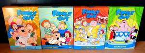 lot 185 image: FAMILY GUY COMPLETE SEASONS 1-4 (13 DVD COLLECTION)
