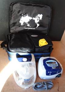 lot 254 image: BIG $$$ ITEM - RESMED HUMIDAIRE 3i & Escape S8 CPAP MACHINE CARRY BAGPOWER SUPPLY - TESTEDWORKS