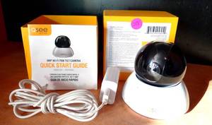 lot 258 image: Q-see QCW4MP1PT 4 MP Wi-Fi Network Pan Tilt Camera - Night Vision - OPEN BOX