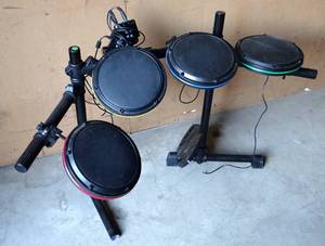 lot 313 image: BIG $$$ ITEM - Xbox 360 Ion Rock Band Drum Rocker Premium - CHECK COMPS