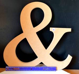 lot 33 image: LARGE WOODEN & SIGN