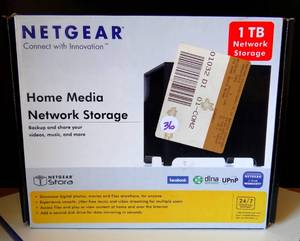 lot 36 image: NETGEAR Stora 2-Bay 1 TB (1 x 1 TB) Network Attached Storage MS2110 e667 $$$
