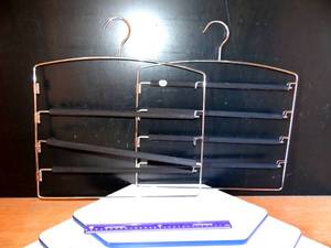 lot 38 image: PAIR OF SWING OUT CLOTHES HANGERS